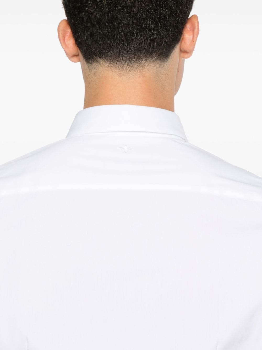 Shop Gucci Poplin Shirt In White