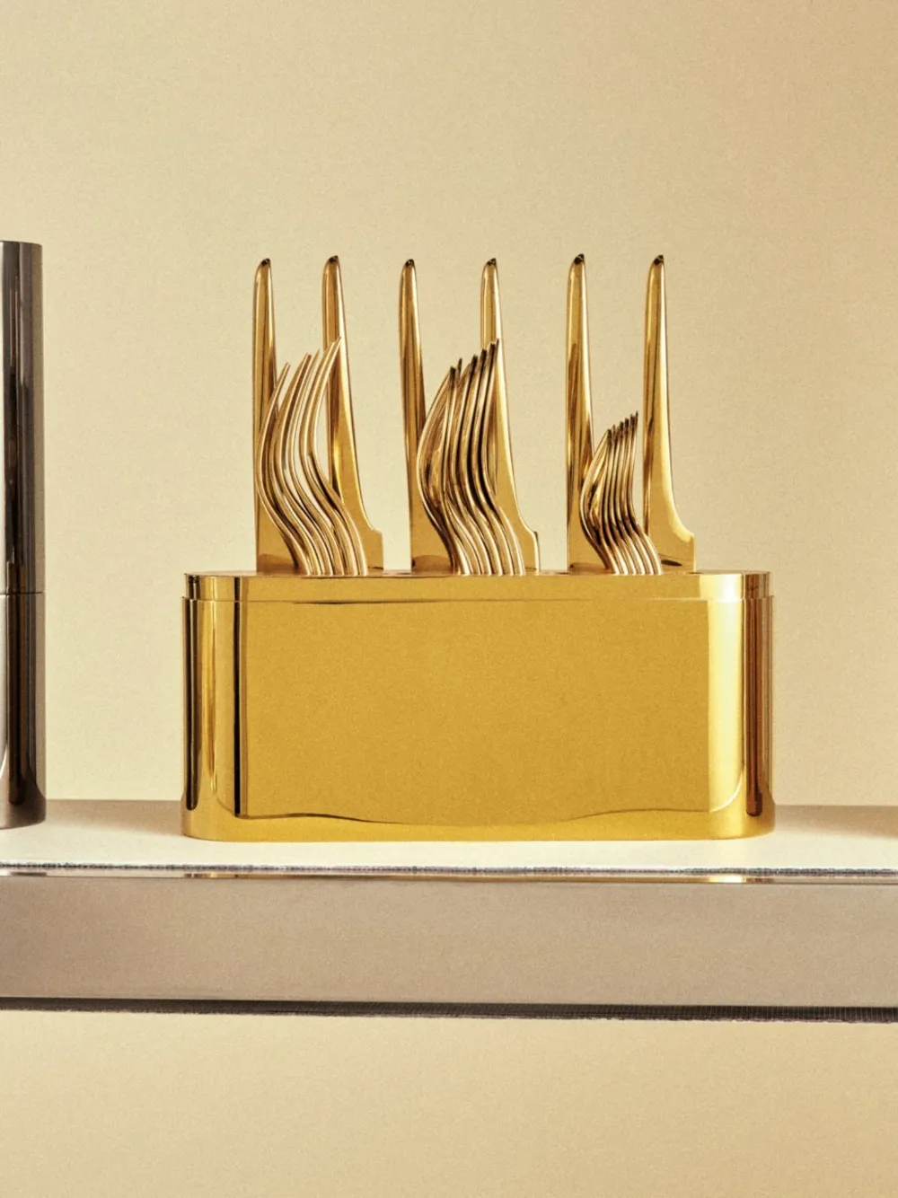  Christofle Concorde Variations Case - Gold 