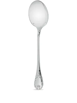 Christofle Perles Salad Serving Spoon | Silver | FARFETCH PH