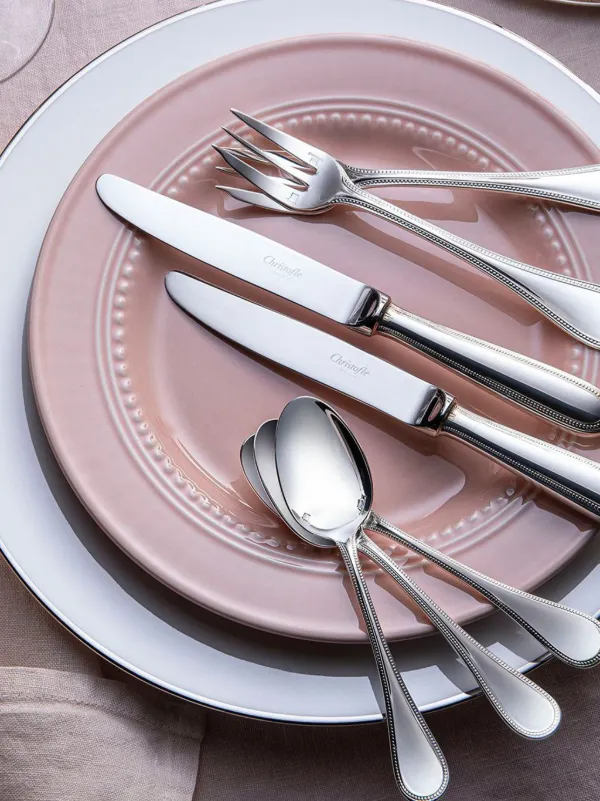 Christofle Perles Rice And Potato Spoon | Silver | FARFETCH RO