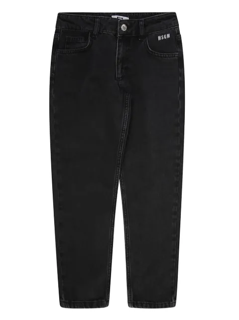MSGM Kids jeans con logo bordado