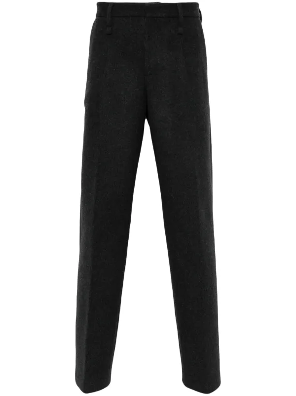 FEDERICO CINA pleat-detail Trousers | Grey | FARFETCH BH