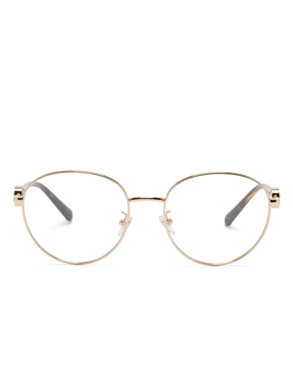 Versace Eyewear round-frame glasses · 54