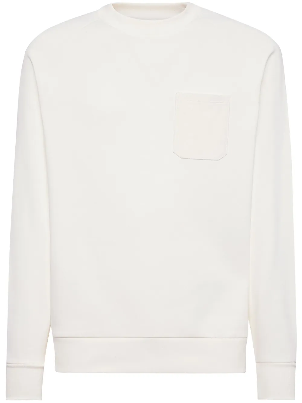 Boggi Milano Katoenen sweater Wit