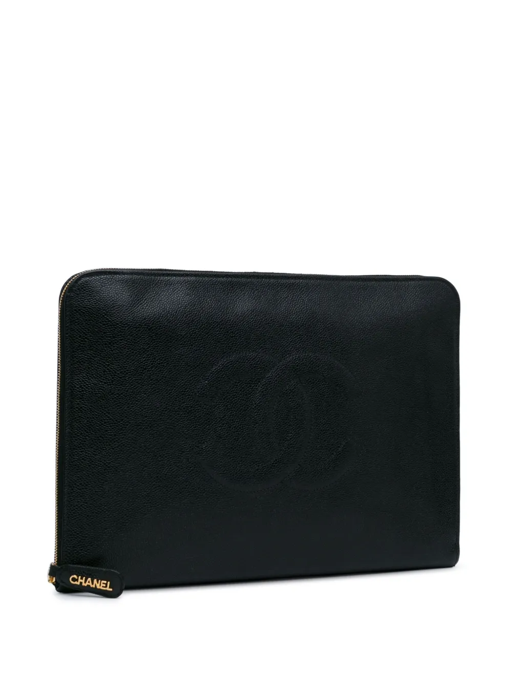 Chanel caviar clutch bag on sale