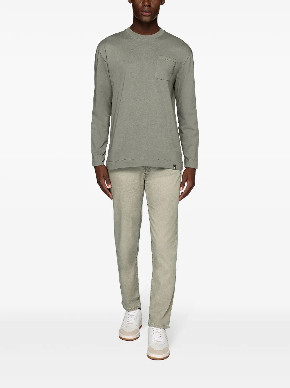 Boggi Milano round-neck T-shirt - Groen