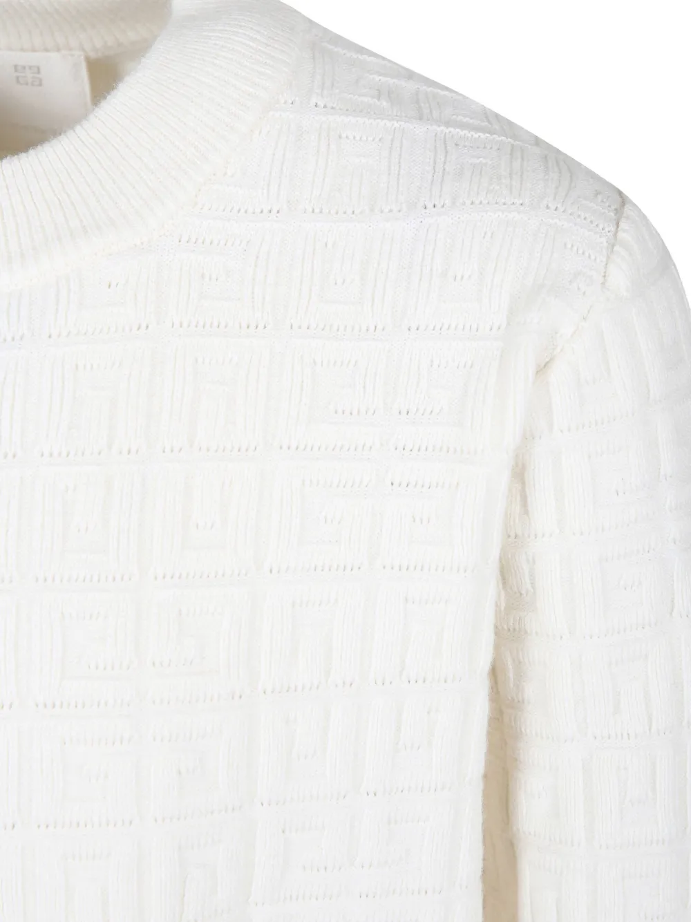 Givenchy Kids Trui met 4G-reliëf Wit