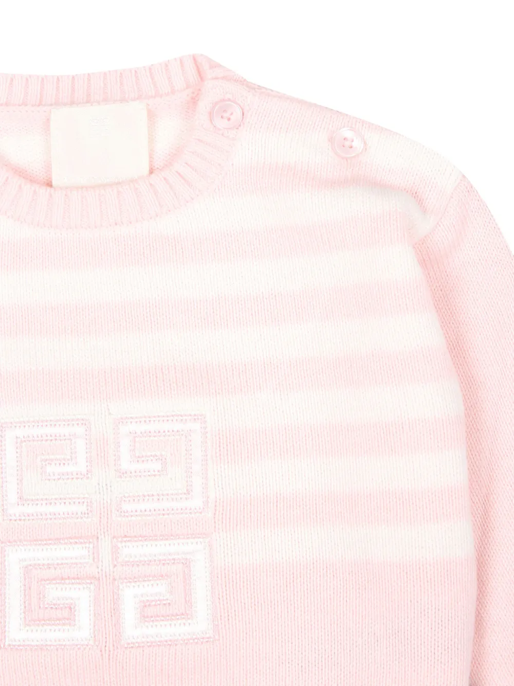 Givenchy Kids Trui met 4G-patch Roze