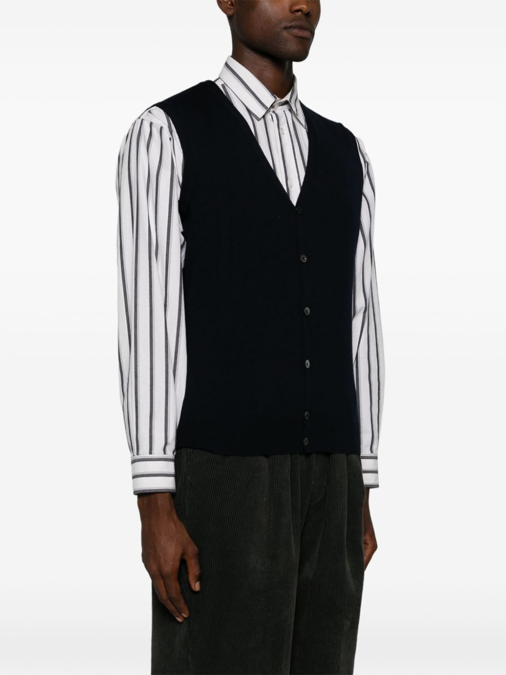 BOGGI MILANO MERINO WOOL VEST 