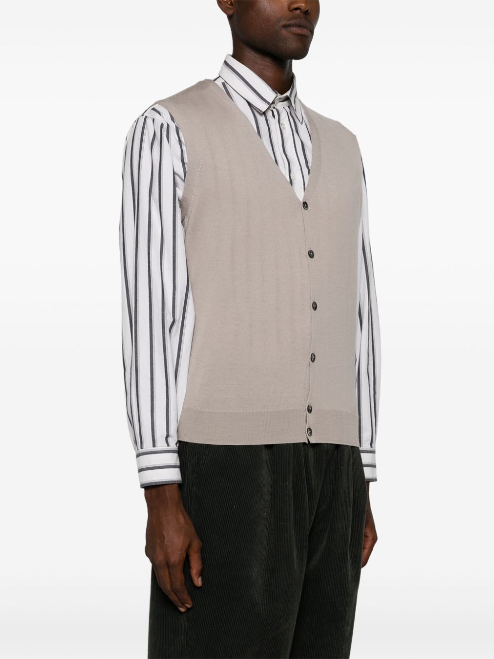 BOGGI MILANO MERINO WOOL VEST 