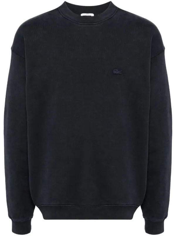 Lacoste logo-patched Sweatshirt Black FARFETCH IN - Main Image
