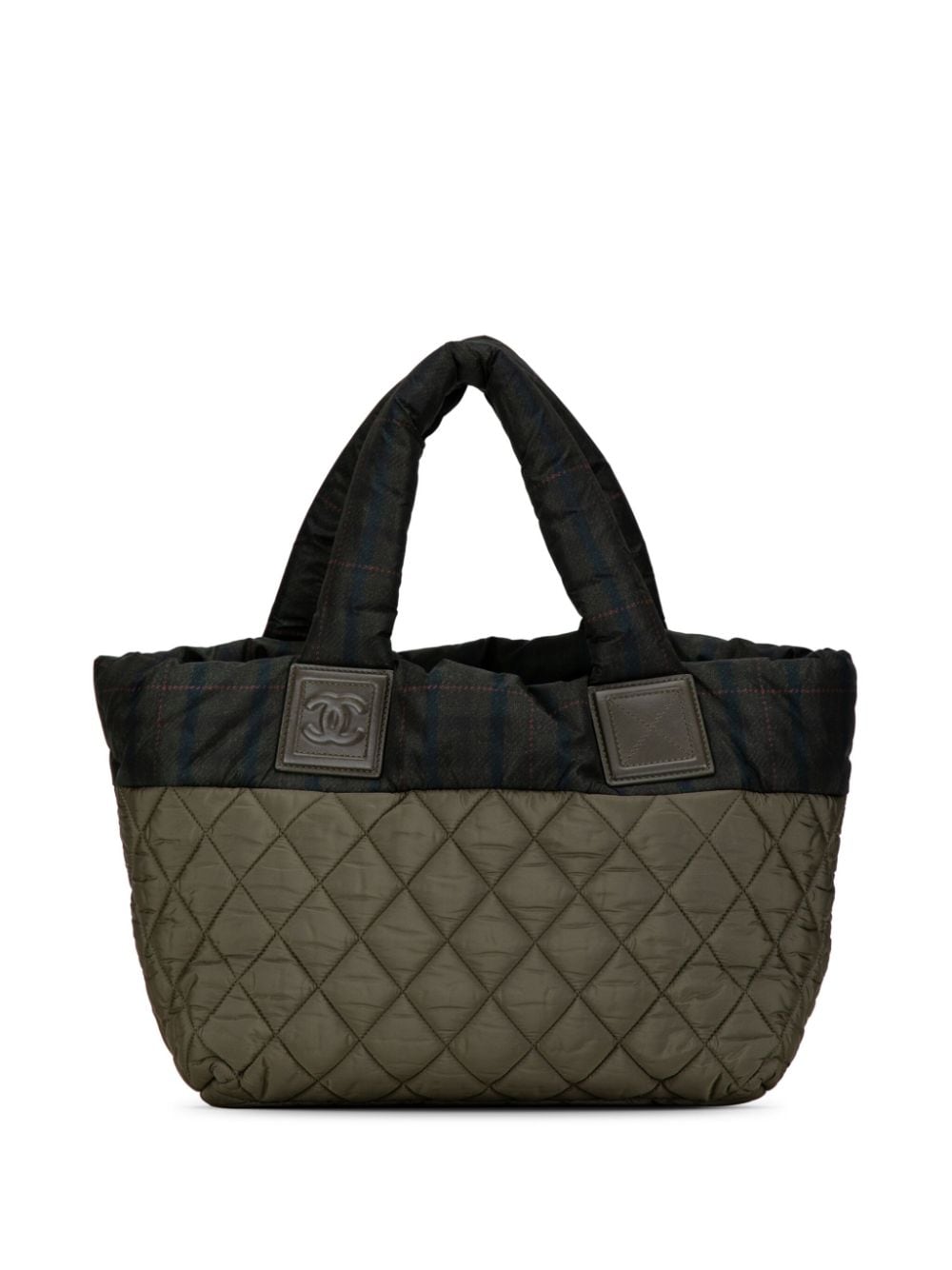 CHANEL Pre-Owned 2013-2014 Small Nylon Coco Cocoon tote bag - Groen