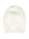 Little Bear cable-knit wool beanie - Neutrals