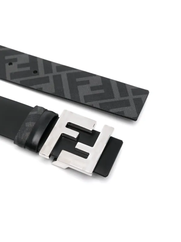 FENDI FF Reversible Belt Black FARFETCH IE