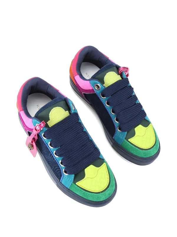 Kurt Geiger London Southbank Tag Trainers Blue FARFETCH IN