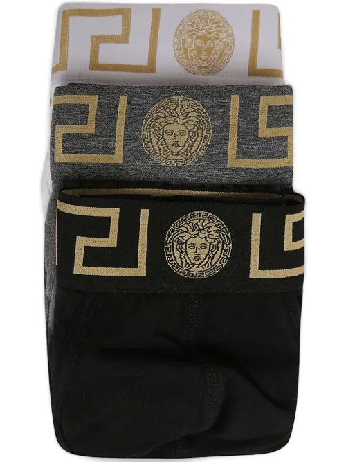 Lot de trois slips Greca Medusa Head - Versace - Modalova