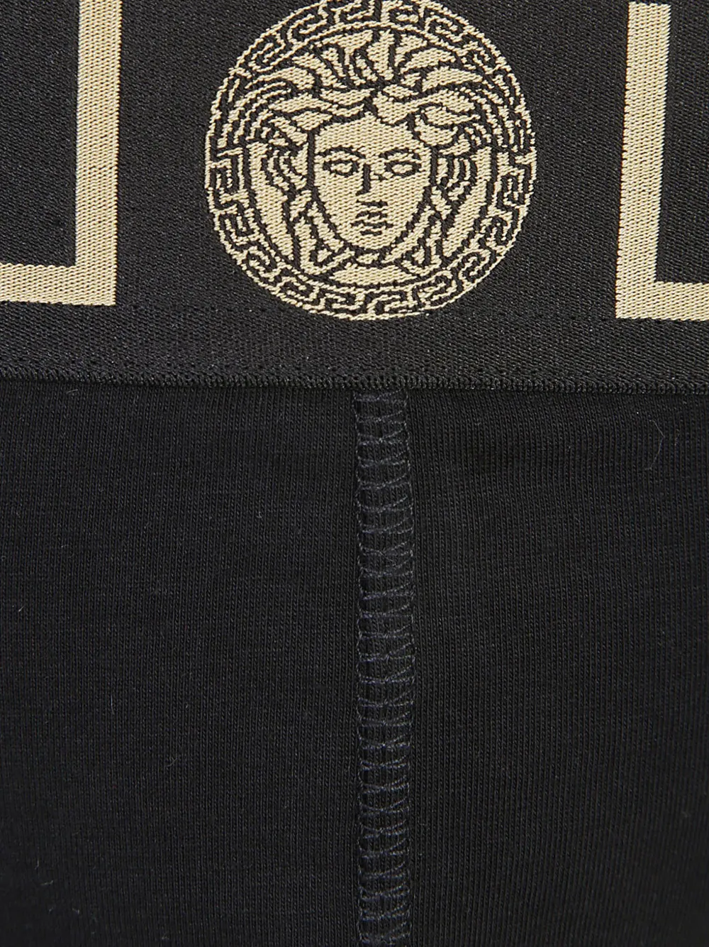 Versace Drie Greca Medusa Head slips Zwart