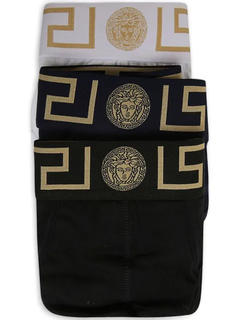 Versace Greca Medusa Head briefs (set of three)