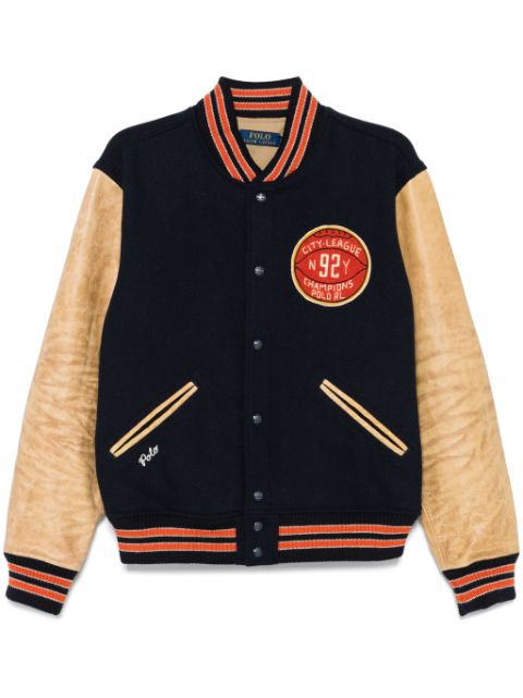 Polo Ralph Lauren chenille-patch bomber jacket Men