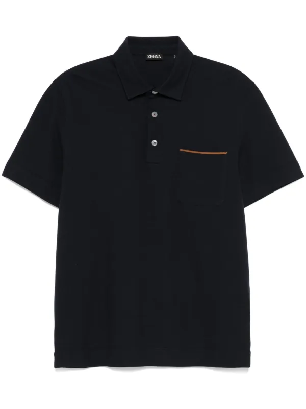Zegna ポロシャツ | ブルー | FARFETCH JP