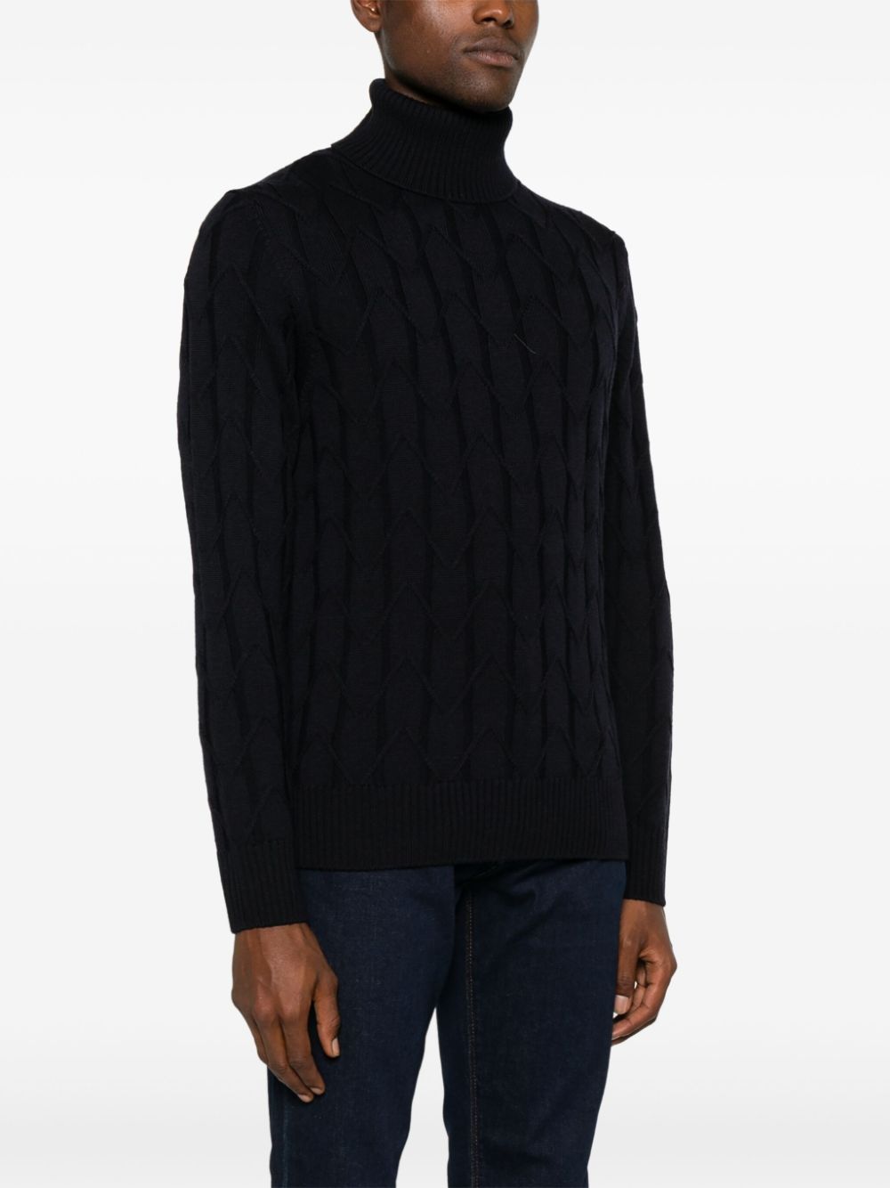 Boggi Milano cable-knit sweater Men