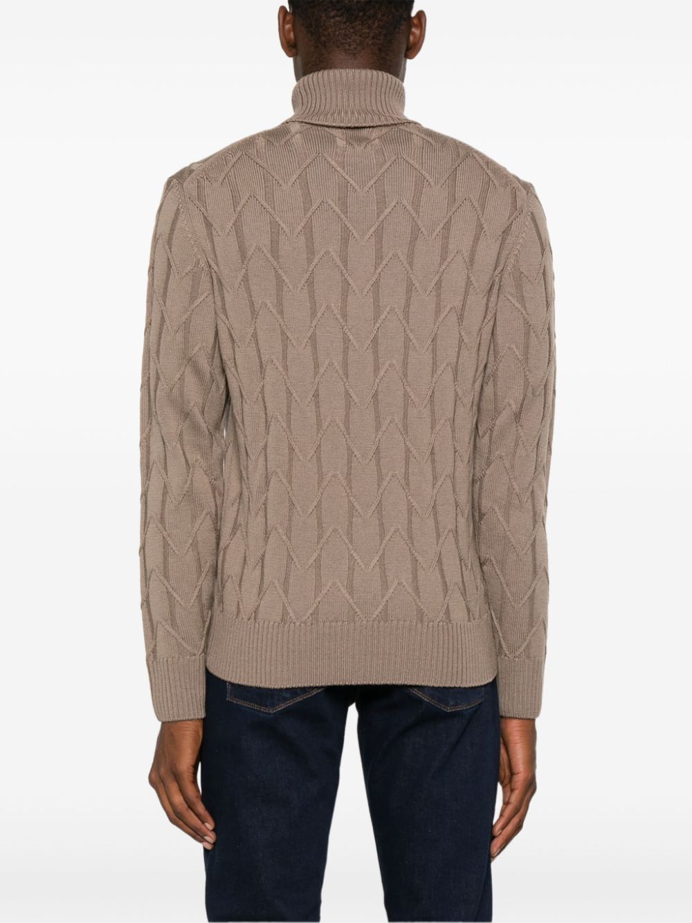 Boggi Milano cable-knit sweater Men