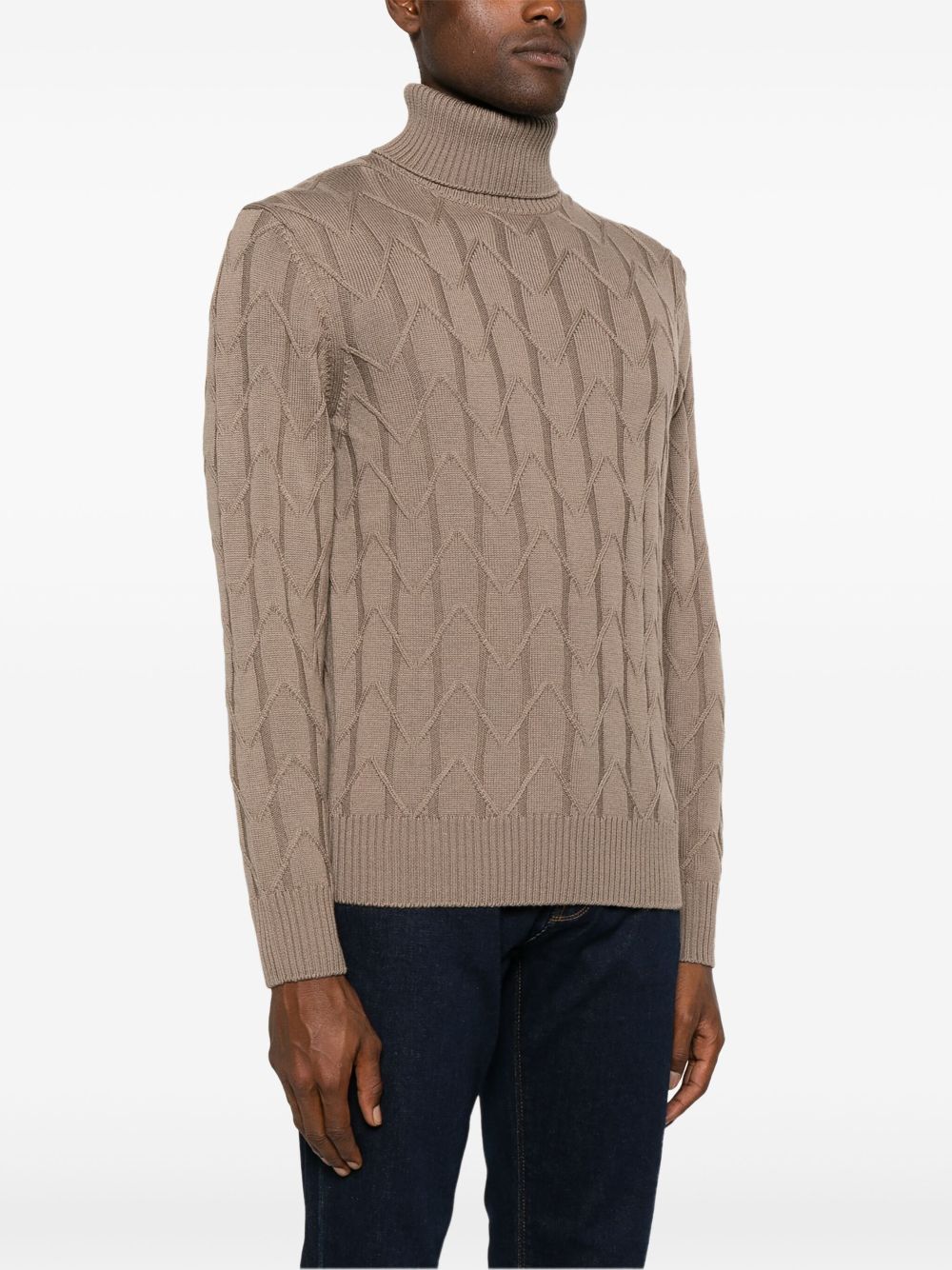 Boggi Milano cable-knit sweater Men