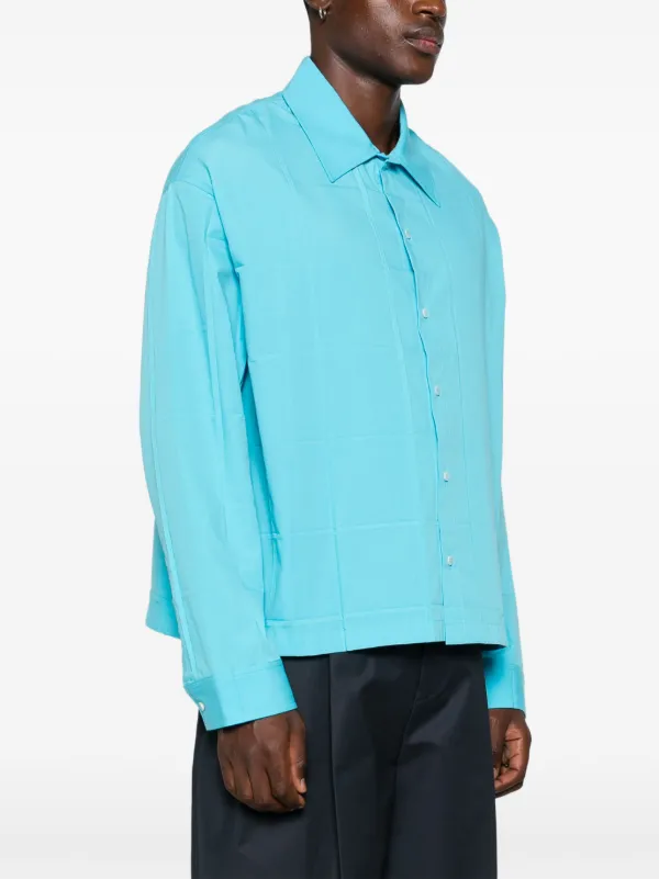 【関税＆送料込み】Jacquemus 'La Chemise Fonccio' Shirt Jacquemus La Chemise Corto Shirt | Blue | FARFETCH