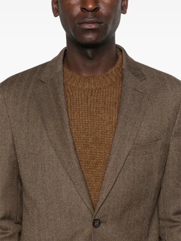 Boggi Milano ヘリンボーン ジャケット | ブラウン | FARFETCH JP