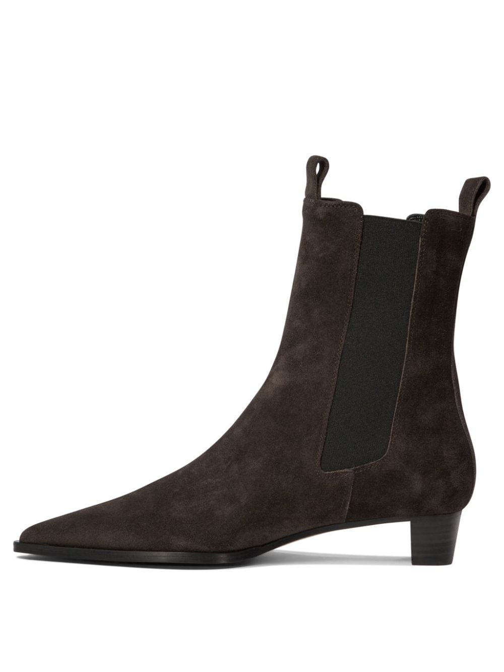 Shop Aeyde Kiki Suede Boots In Brown