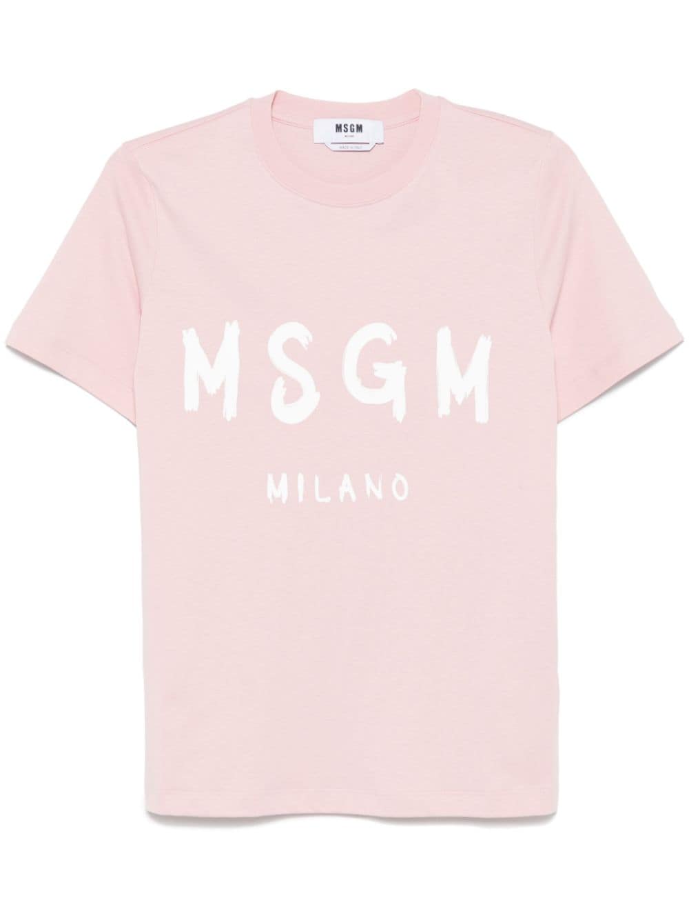 MSGM T-shirt con stampa - Rosa