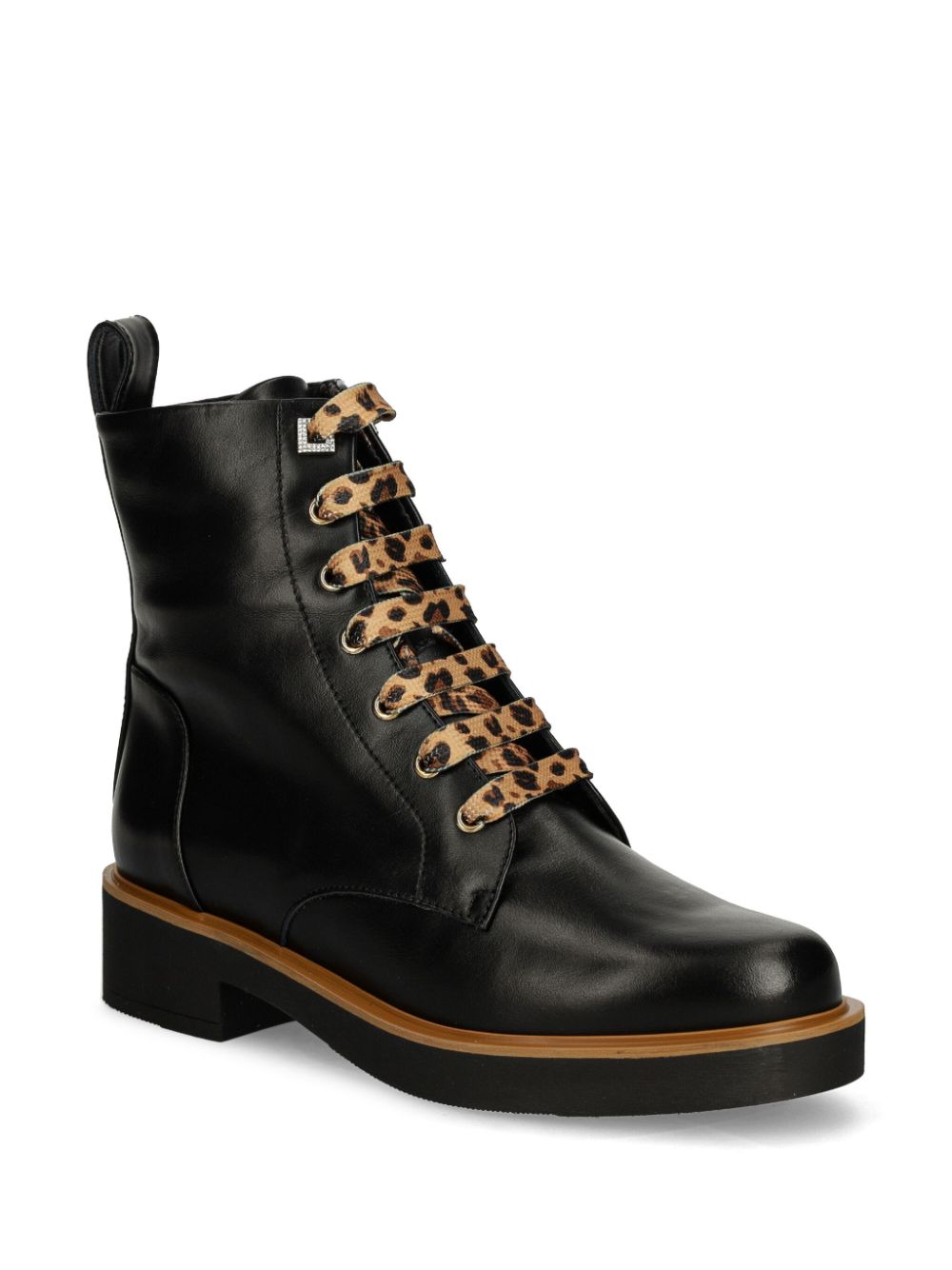 Baldinini leather ankle boots - Zwart