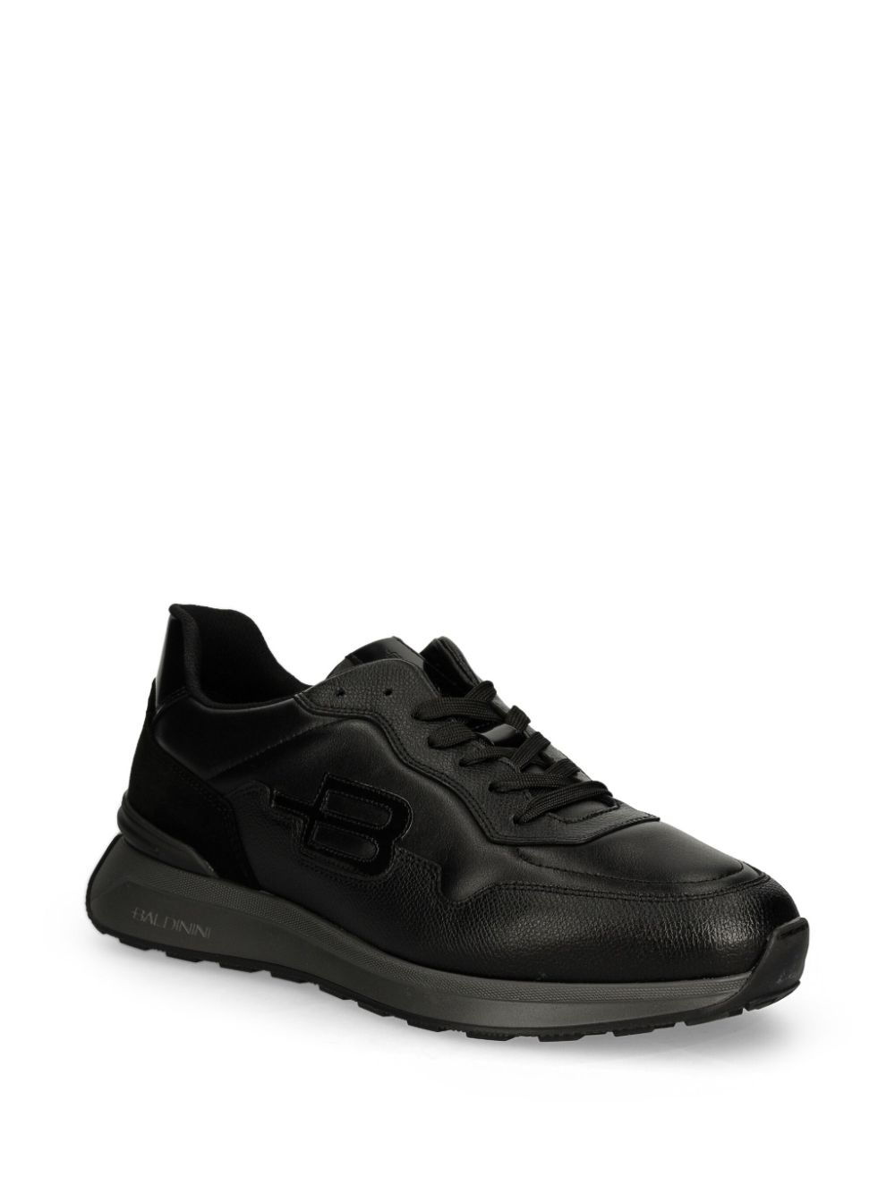 Baldinini leather sneakers - Zwart