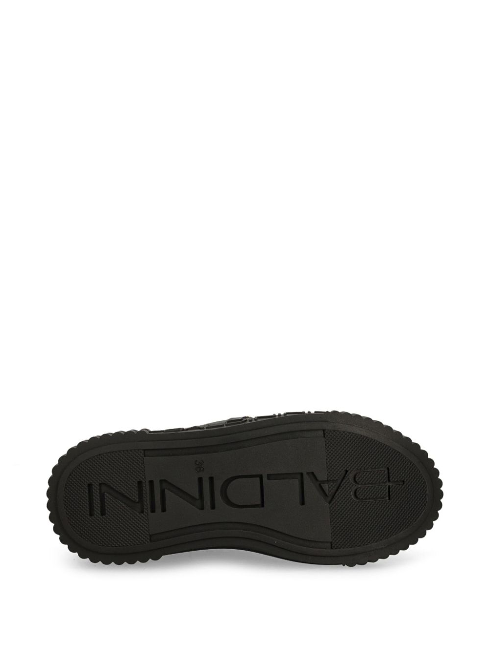 Baldinini logo-plaque sneakers Black