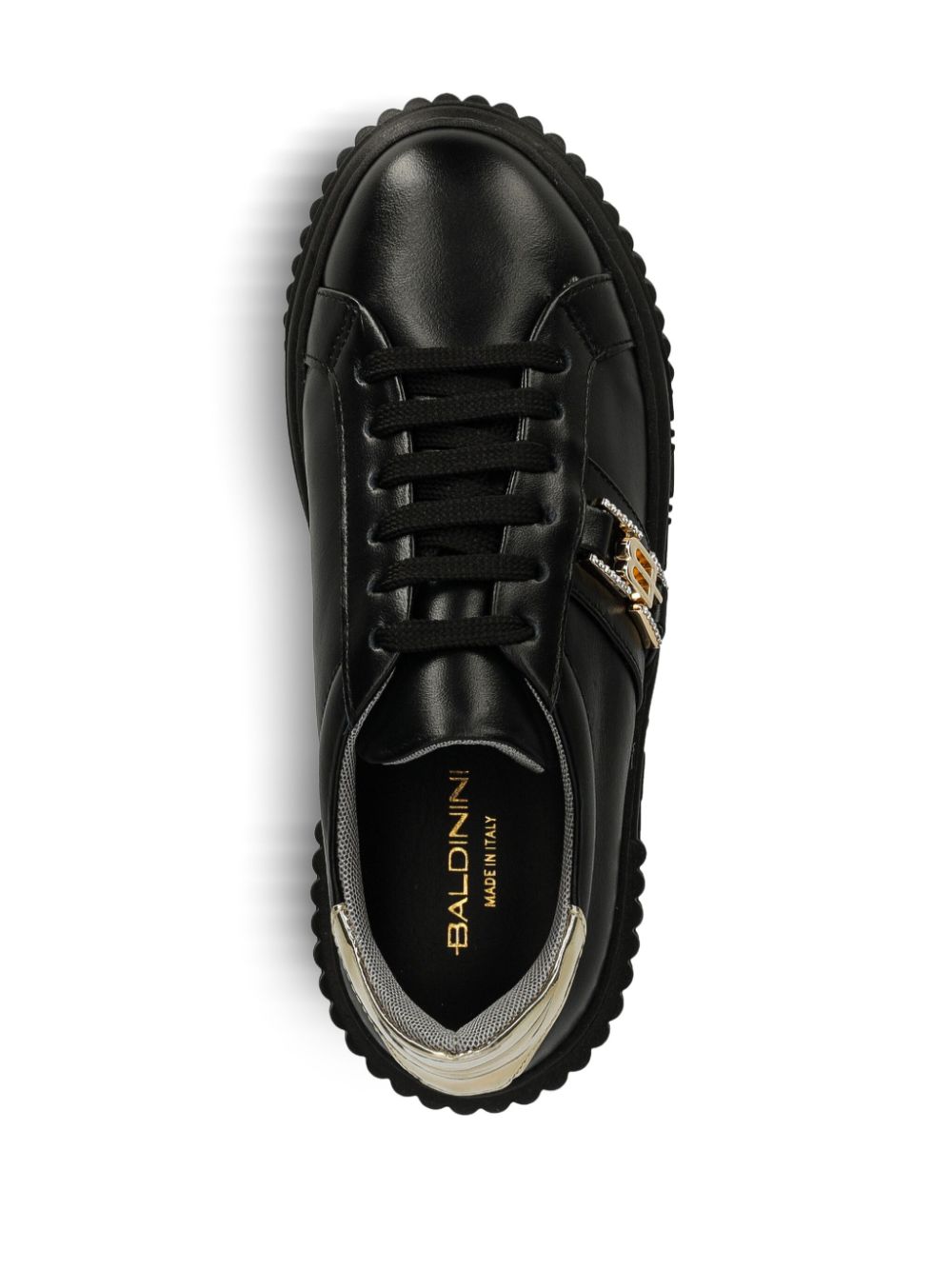 Baldinini logo-plaque sneakers Black