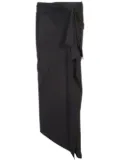 The Attico asymmetric skirt - Black