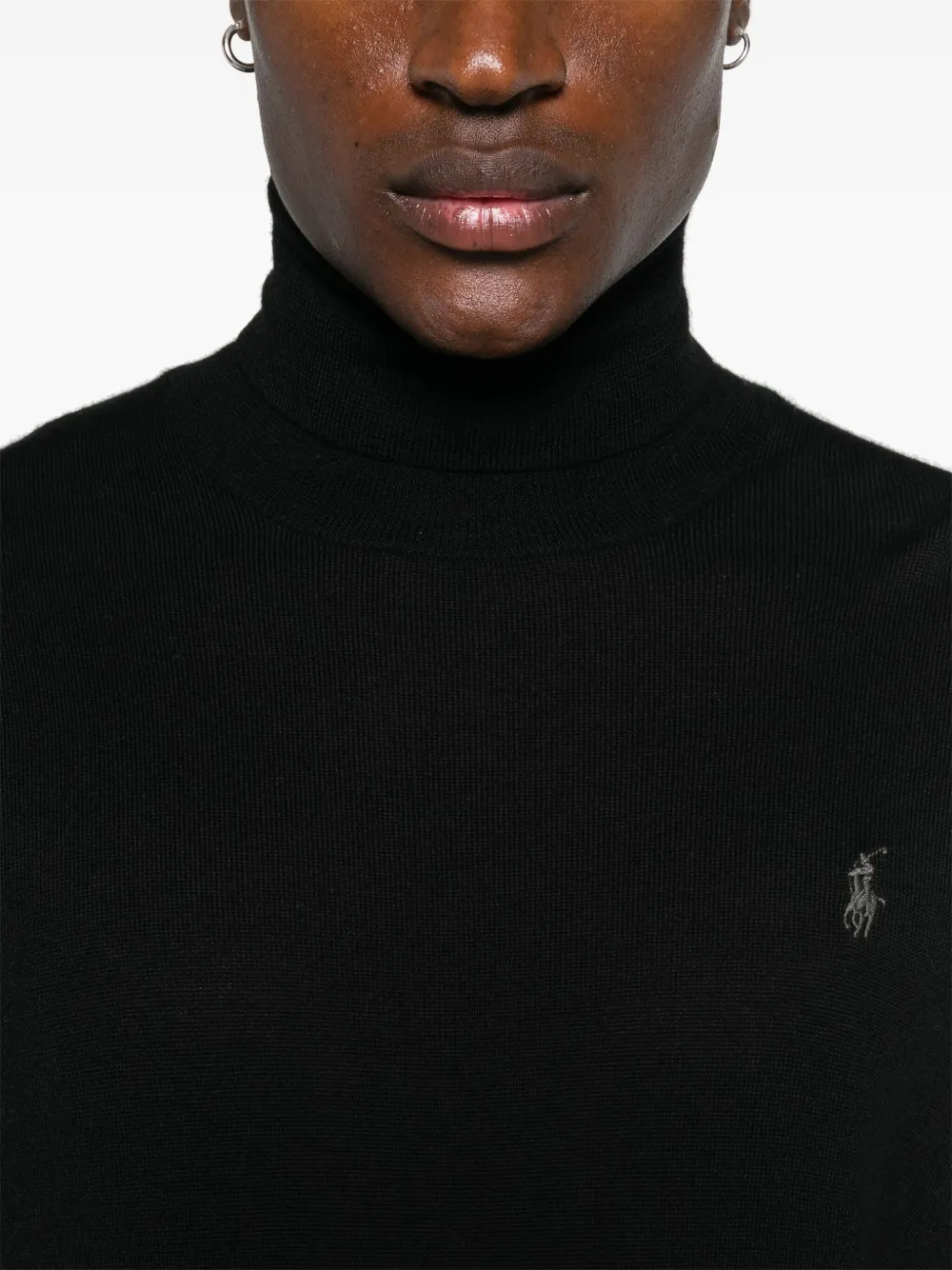 Polo Ralph Lauren Trui met geborduurd Polo Pony-logo Zwart