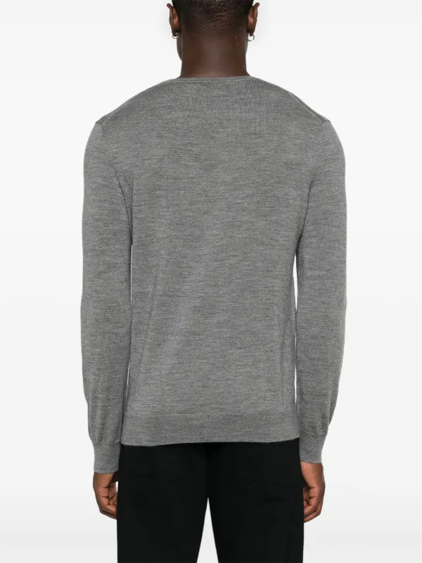 Polo Ralph Lauren Polo Pony-embroidered Sweater | Grey | FARFETCH