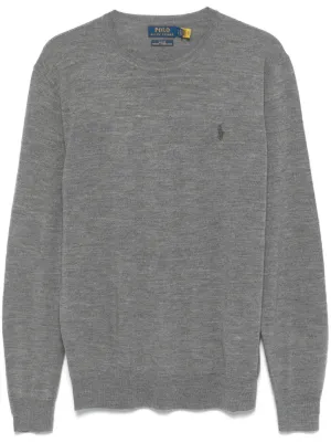 Polo Ralph Lauren ケーブルニット セーター | グレー | FARFETCH JP