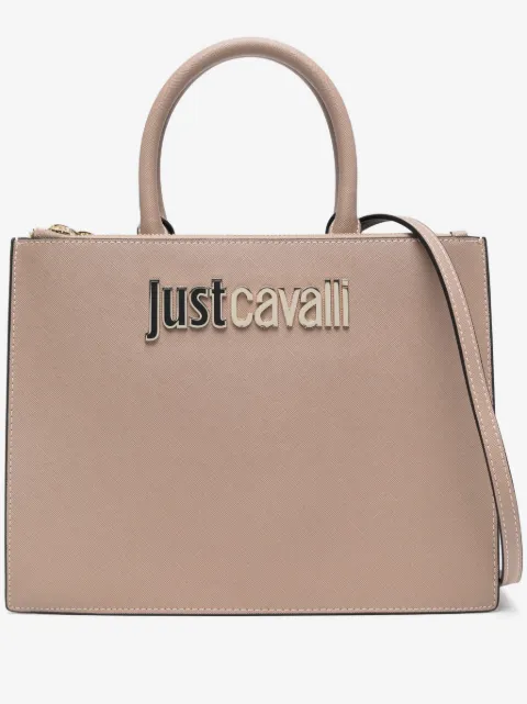 Just Cavalli tote con letras del logo