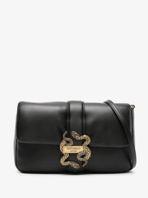 Just Cavalli Iconic Snakes-plaque tote bag