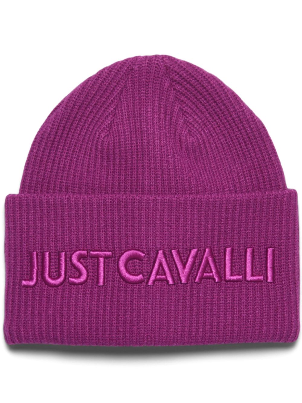 logo-embroidered beanie hat