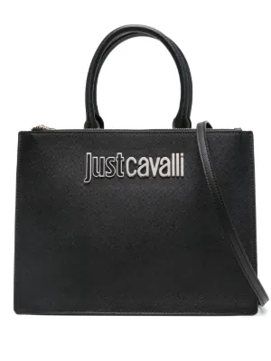 ジャストカヴァリ Justcavalli ブルー系 トートバッグ