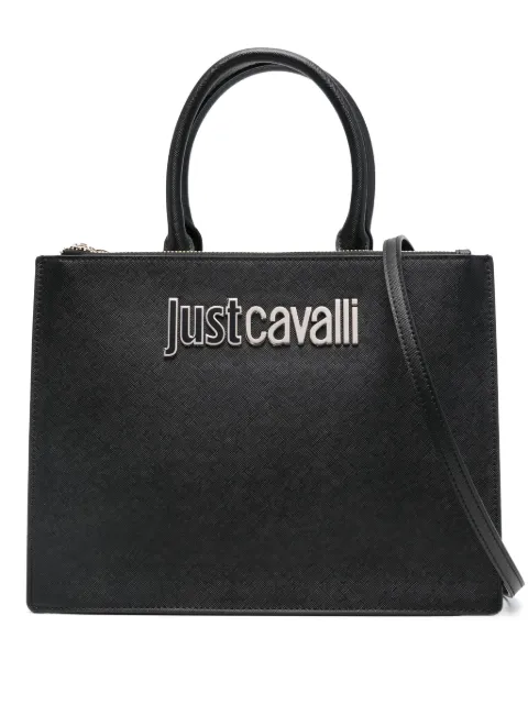 Just Cavalli logo lettering tote bag