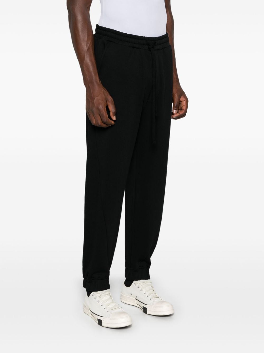 Shop Thom Krom Jersey Track Trousers In Black