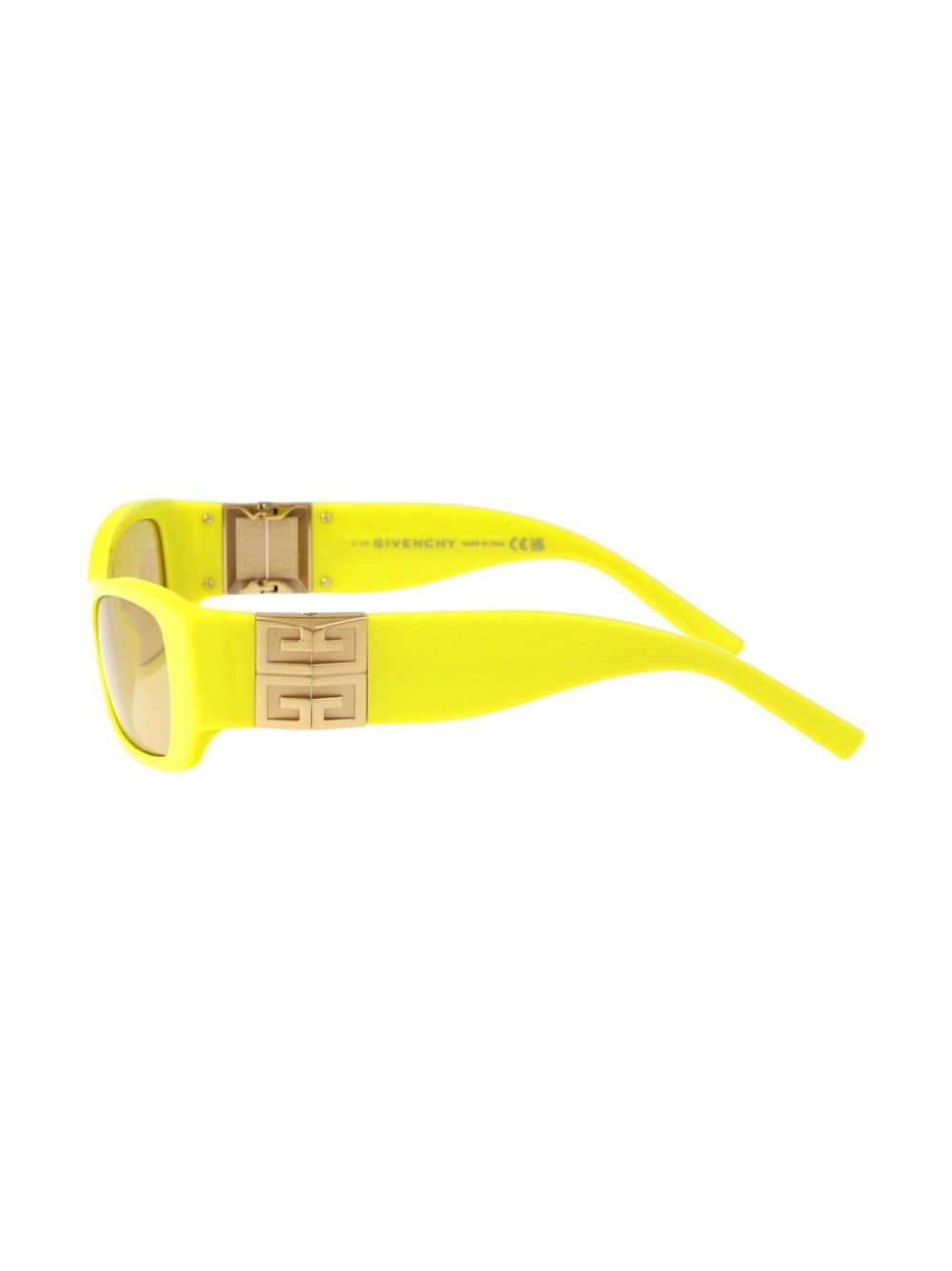 Shop Givenchy Rectangle-frame Sunglasses In Gelb