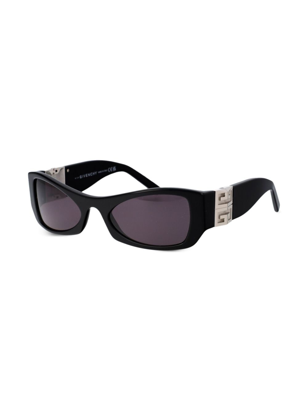 Shop Givenchy Rectangle-frame Sunglasses In Schwarz