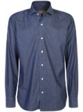 Barba abstract print shirt - Blue