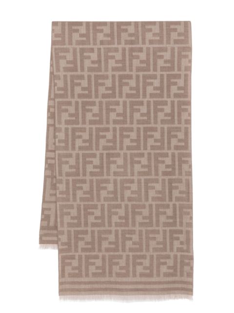 FENDI écharpe à motif FF en jacquard