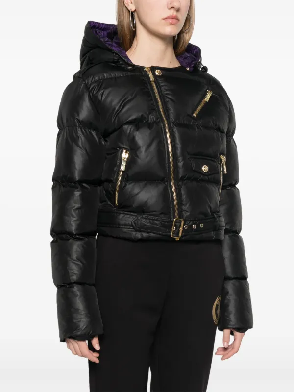 ジャケット JUST CAVALLI Woman Jacket Black 78PAVP05CP009 899 Just Cavalli Leather Biker Jacket | Black | FARFETCH